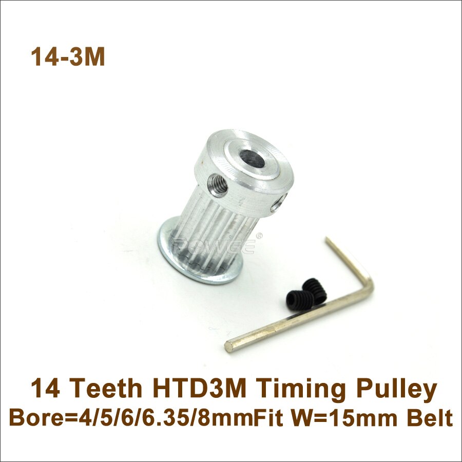 POWGE 14 Teeth 3M Ÿ̹ Ʈ Ǯ  4/5/6/6.35/8mm ..